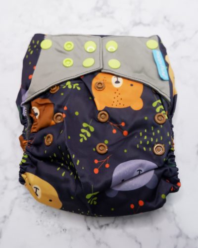 Coffee Bear Baby Charcoal Cloth Diaper with Charcoal Insert